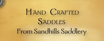 Hand Crafted Saddles from Sandhills Saddlery