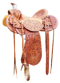 Fancy Floral Will James Saddle