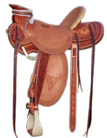 Charro Post Horn Saddle